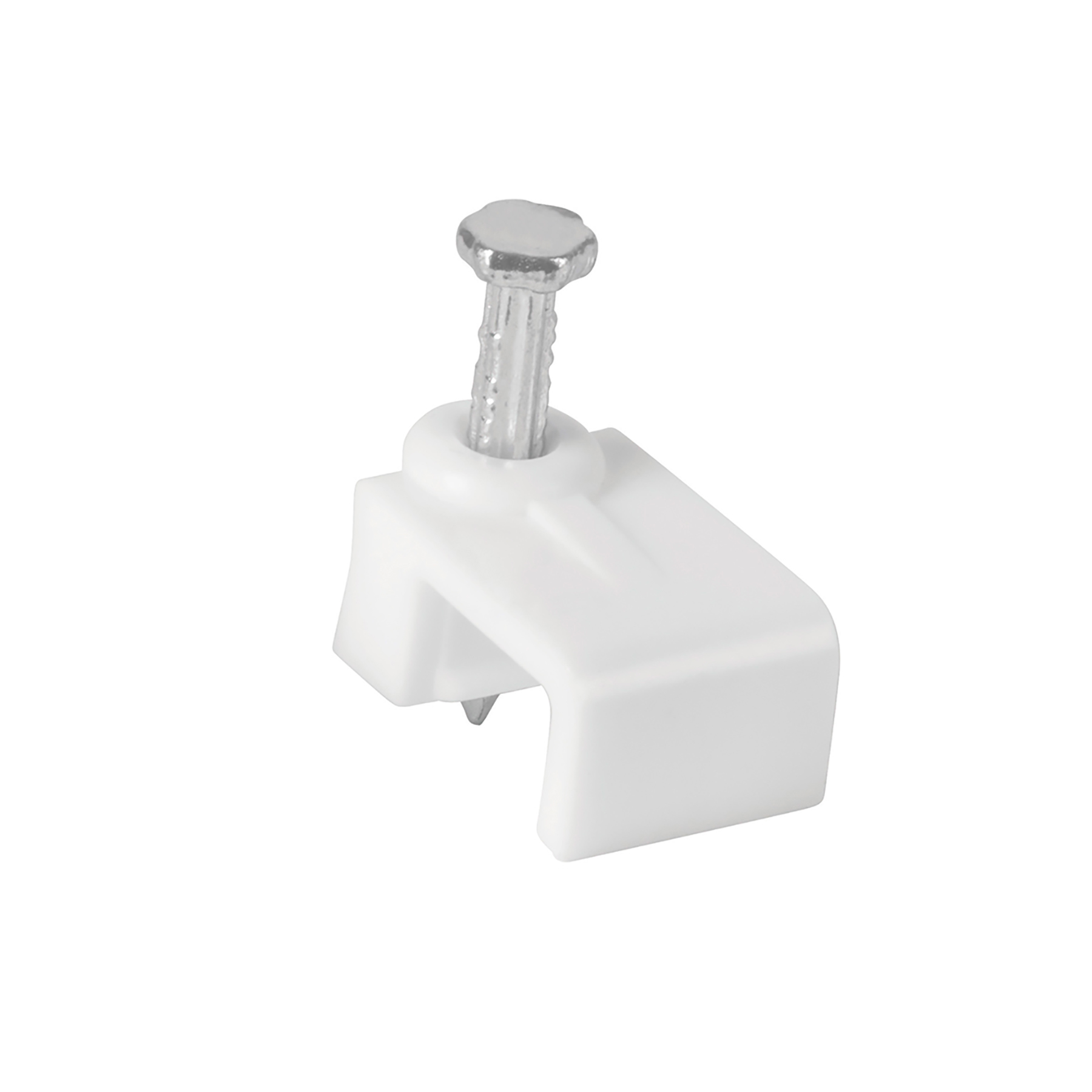 GPL-8BG.jpg Bolsa con 500 grapas blancas de 8.5 mm para cable plano GPL 8BG