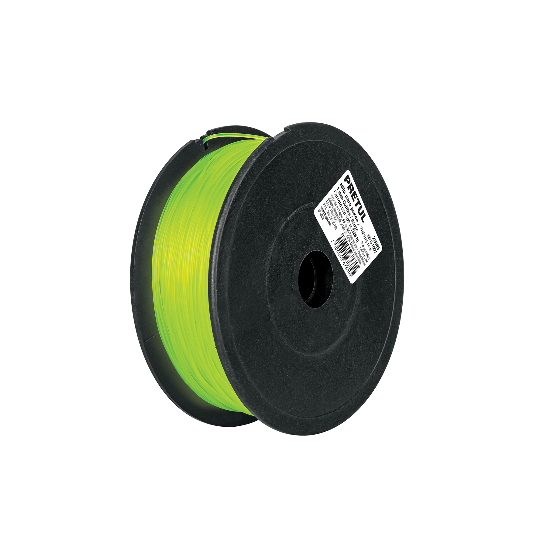 HIPE-100V.jpg Carrete con 100 m de hilo para pesca verde calibre 1.00 mm HIPE 100V