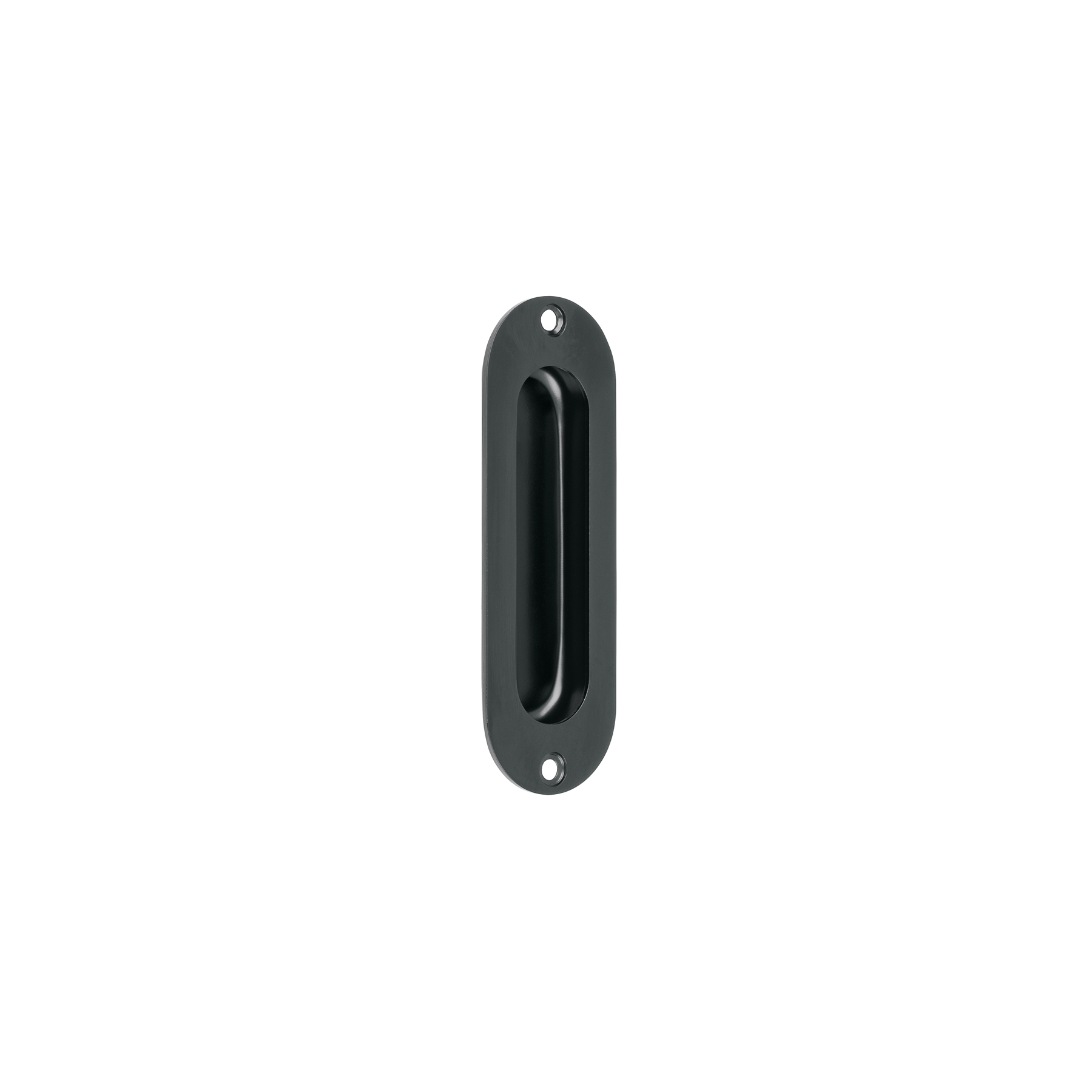JALE-62.jpg Jaladera de embutir ovalada, negro mate, HERMEX JALE 62