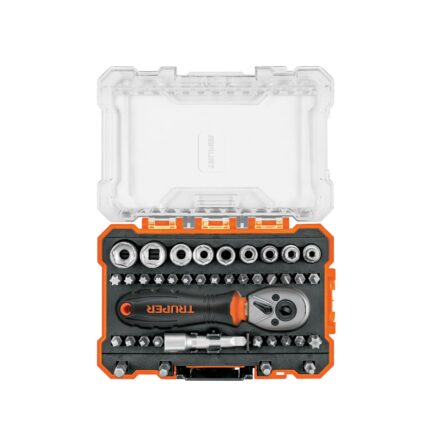 Juego de matraca mini con 28 puntas y 9 dados, TRUPER