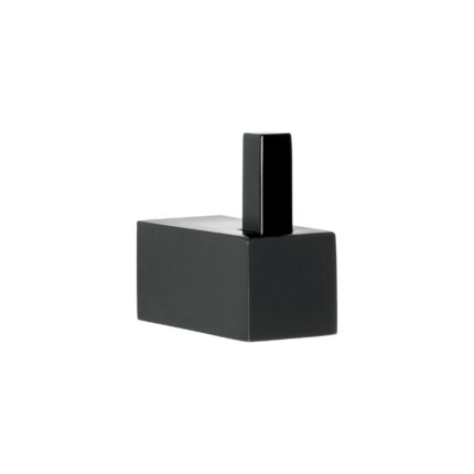 Gancho sencillo para toallas, negro, FOSET KUBO