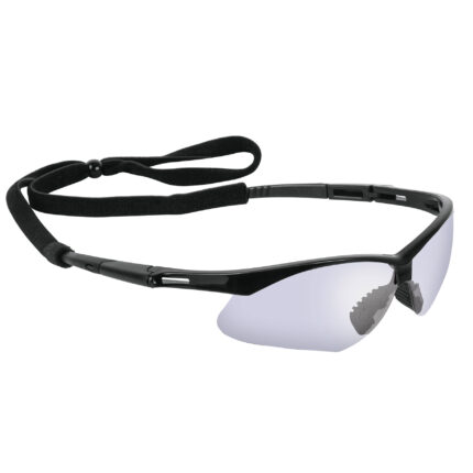 Lentes seguridad deportivos espejo azul, cordón ajustable