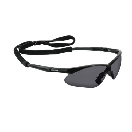 Lentes seguridad deportivo gris antiempaño, cordón ajustable
