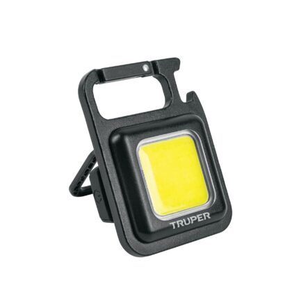 Mini linterna LED 250 lm recargable, tipo llavero, TRUPER