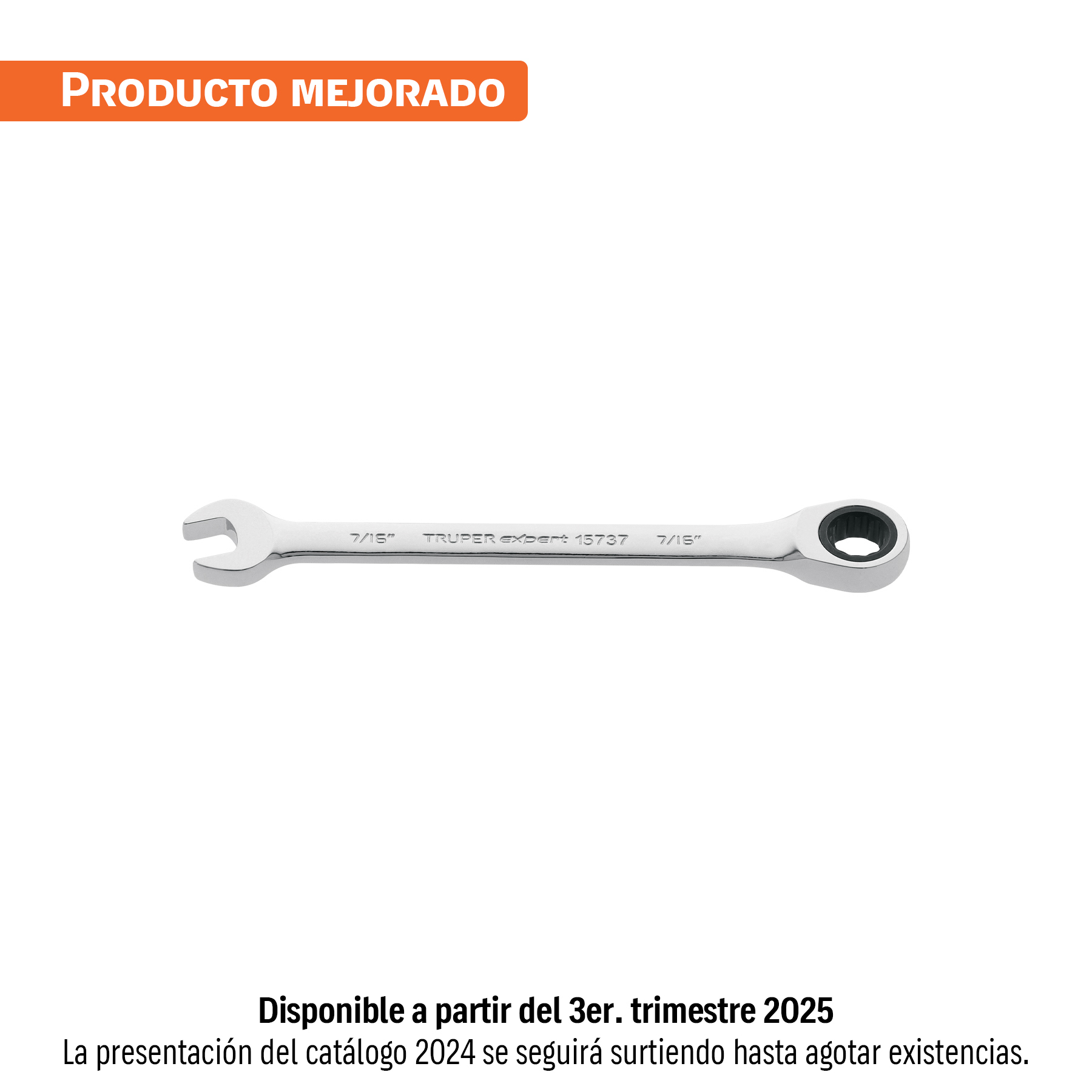 LL-2014X.jpg Llave combinada con matraca 7/16' x 160 mm largo, EXPERT LL 2014X