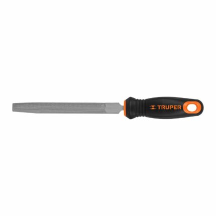 Lima media caña bastarda 6' con mango Comfort Grip, TRUPER