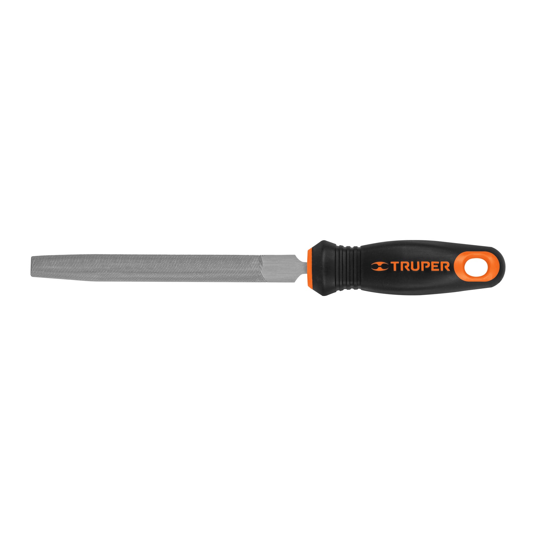 LMCB-6T.jpg Lima media caña bastarda 6' con mango Comfort Grip, TRUPER LMCB 6T
