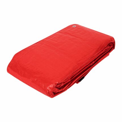Lona de polietileno 6 x 12 m, roja, 110 g/m2, PRETUL