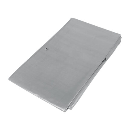 Lona de polietileno reforzada 3 x 4 m, gris, 180g/m2, TRUPER