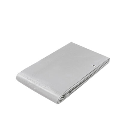 Lona de polietileno reforzada 4 x 7 m, gris, 180g/m2, TRUPER