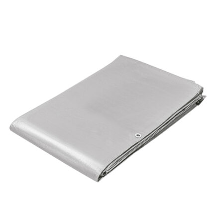 Lona de polietileno reforzada 5 x 6 m, gris, 180g/m2, TRUPER