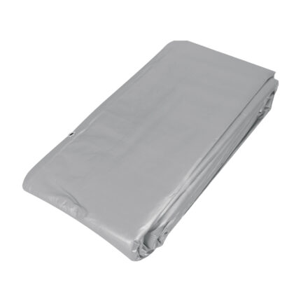 Lona de polietileno reforzada 6 x 9 m, gris, 180g/m2, TRUPER