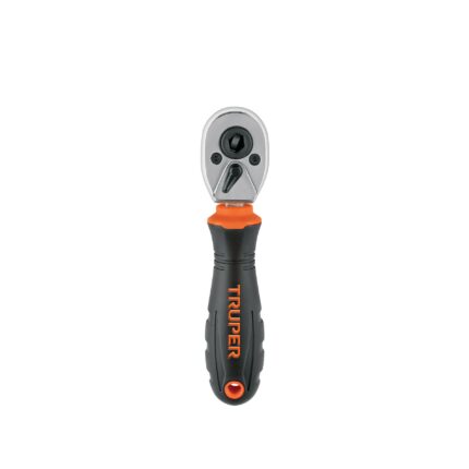 Matraca mini 1/4' para puntas y dados, Comfort Grip, TRUPER