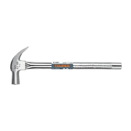 Martillo cabeza cónica 27 mm uña curva, mango tubular,TRUPER