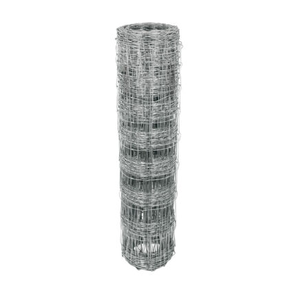 Rollo malla borreguera, 1m x 50m acero galvanizado, 19kg
