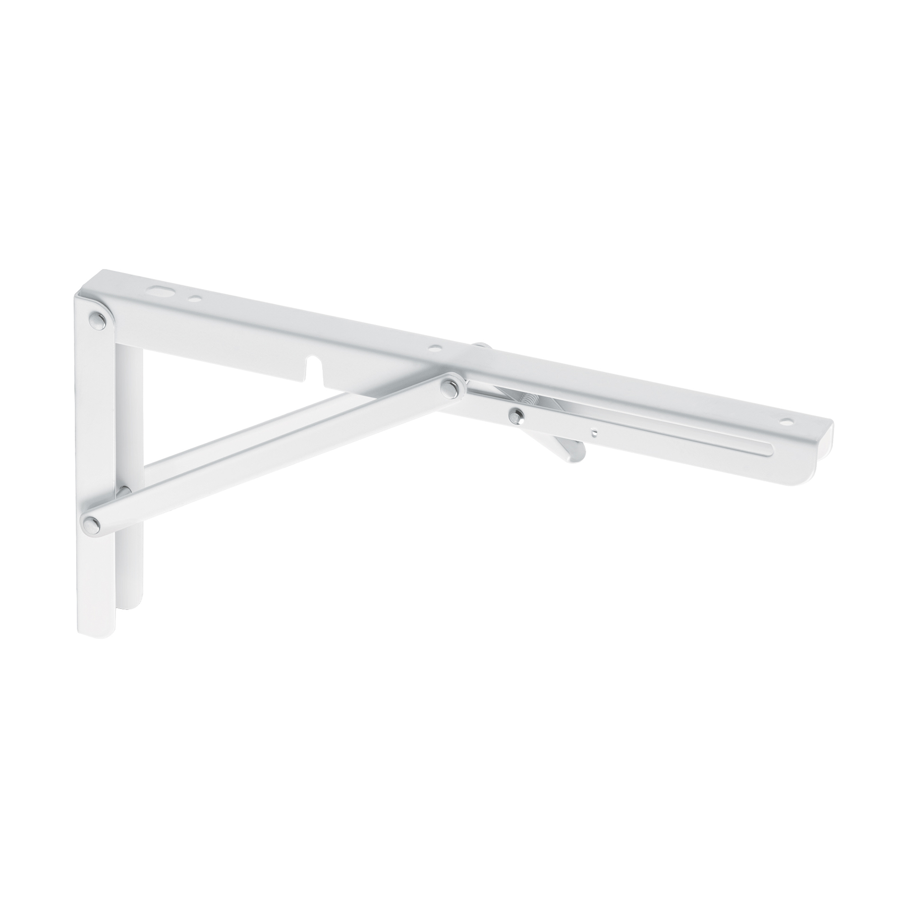 MEP-12B.jpg Ménsula plegable de acero blanca 6' x 12', FIERO MEP 12B