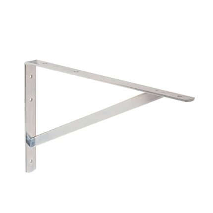 Ménsula reforzada de acero, galvanizada, 10 x 16', FIERO