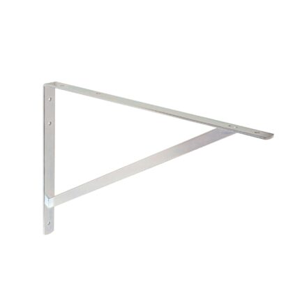 Ménsula reforzada de acero, galvanizada, 13 x 20', FIERO