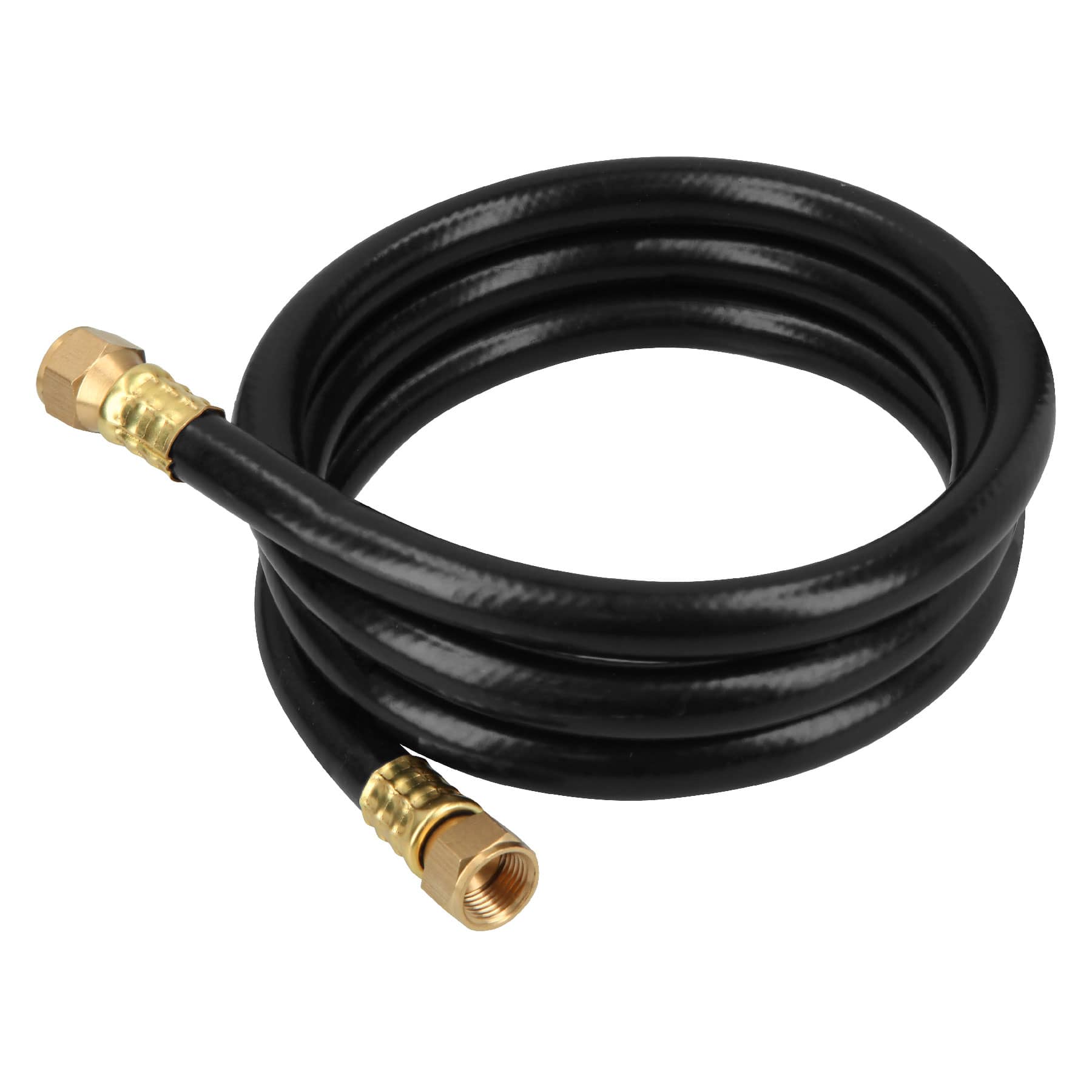 MGAN-15.jpg Manguera para gas, PVC negra, 3/8' flare, 1.5 m, FOSET MGAN 15