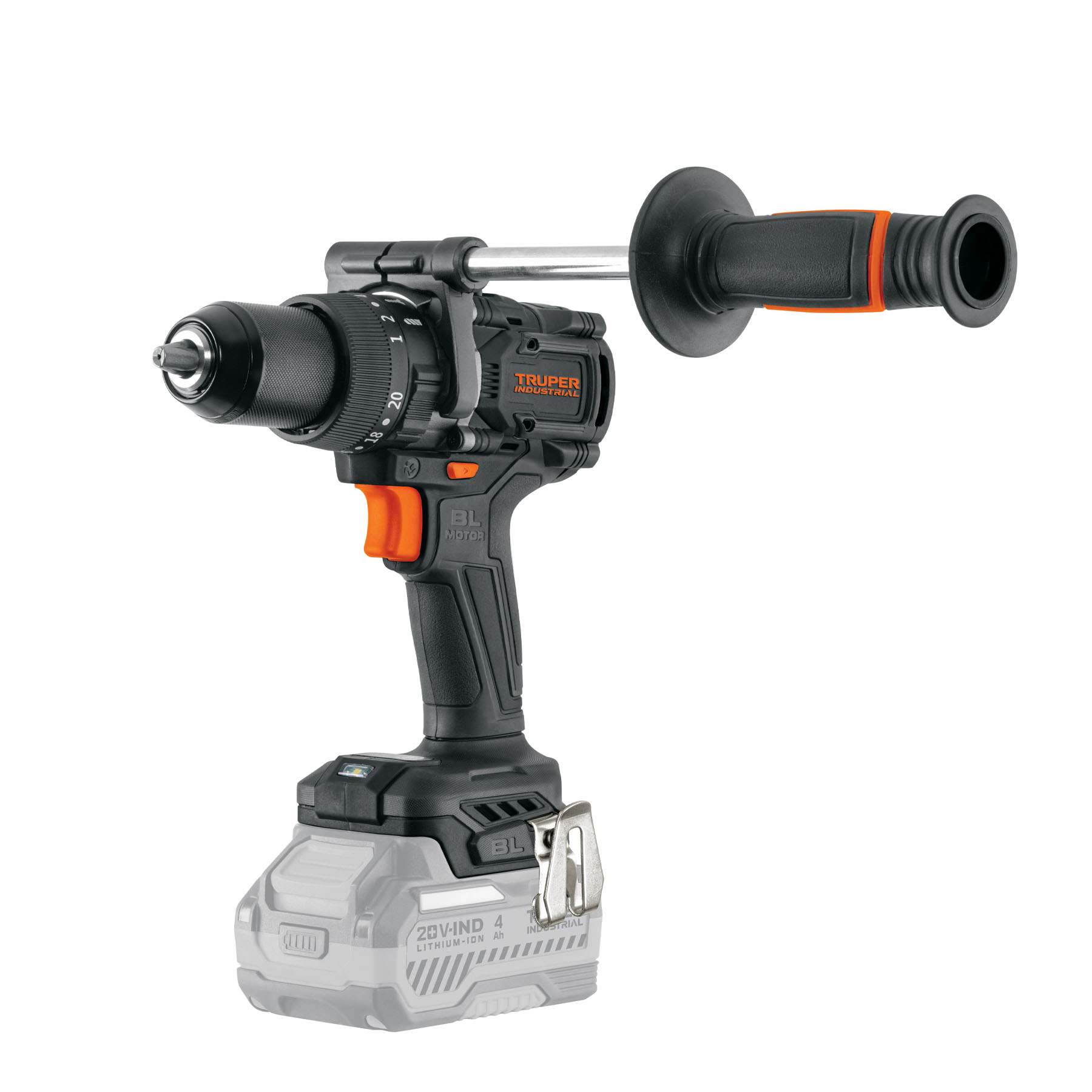 N20-RAT-0.jpg Rotomartillo/destornillador 1/2', 20V, 150Nm, sin accesorios N20 RAT 0