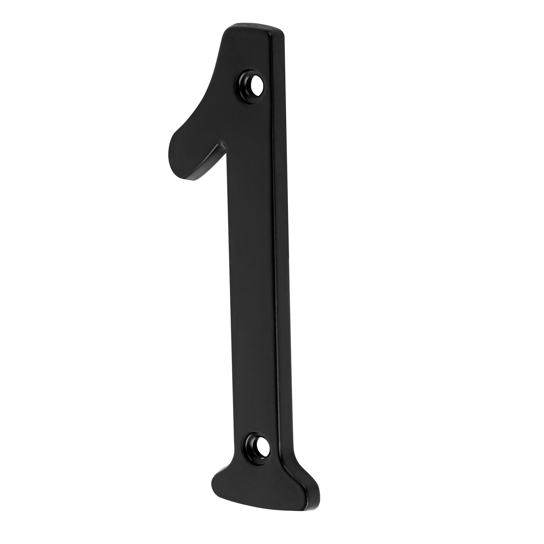 NUCH-1N.jpg Número 1 de latón sólido 4', negro, HERMEX NUCH 1N