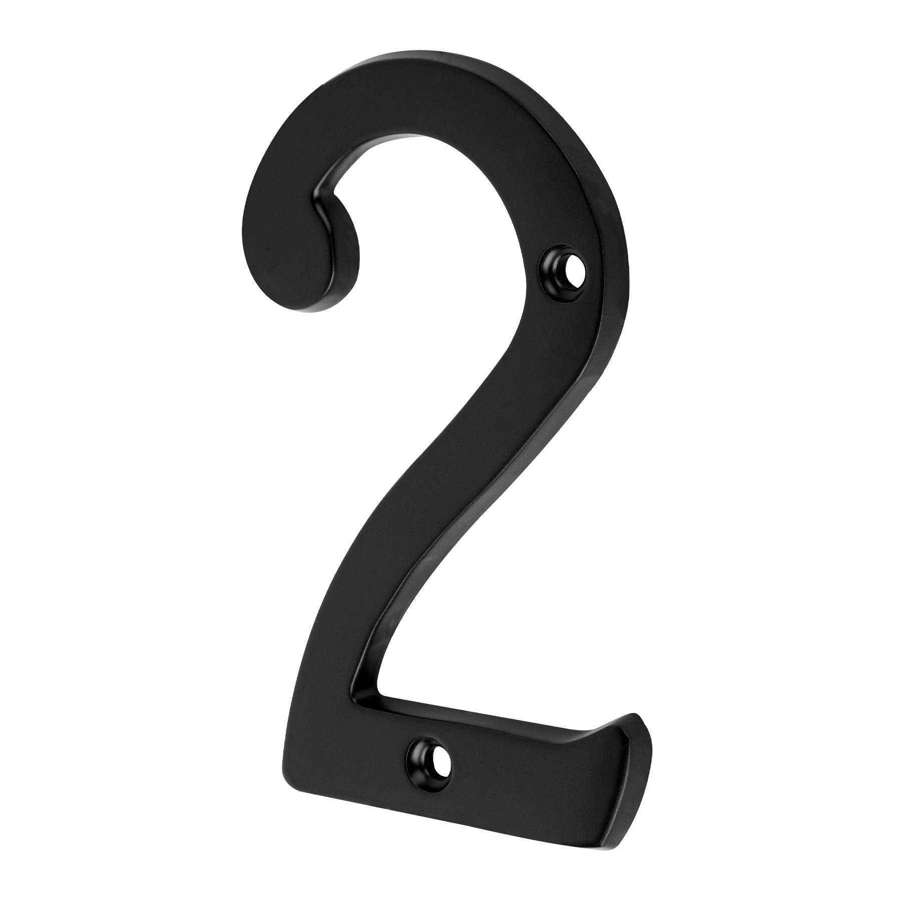 NUCH-2N.jpg Número 2 de latón sólido 4', negro, HERMEX NUCH 2N