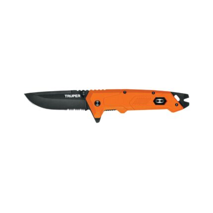 Navaja abatible 3-1/2', mango fibra de vidrio, TRUPER