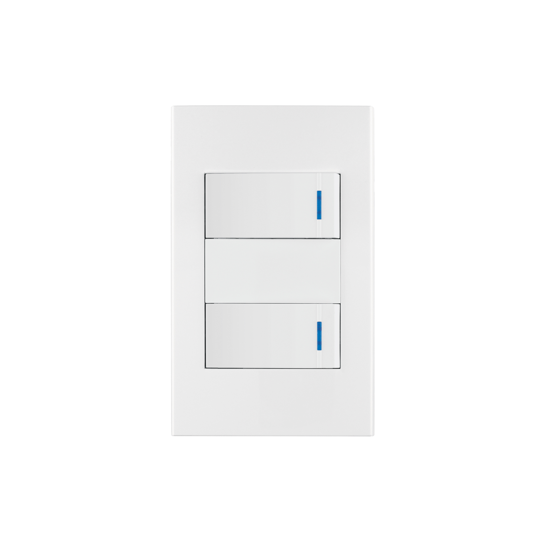 PA-APDO1-EB.jpg Placa armada 2 interruptores, 1 módulo, Española, blanco PA APDO1 EB