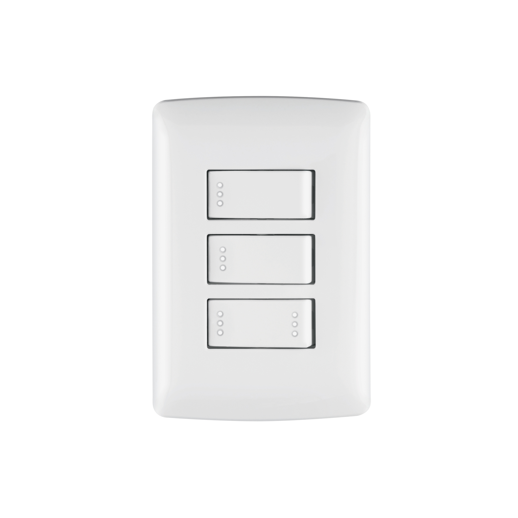 PA-APTR-EIB.jpg Placa armada 2 interruptores 1escalera blanco,línea Italiana PA APTR EIB