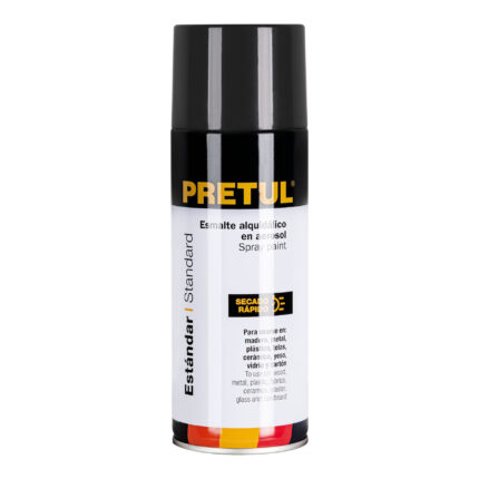 Pintura en aerosol, gris oscuro, 400 ml, PRETUL
