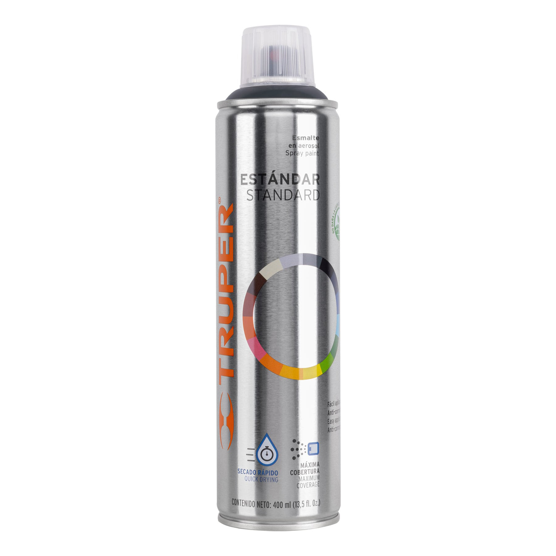 PA-GO.jpg Pintura aerosol gris oscuro, bote esbelto 400 ml, TRUPER PA GO