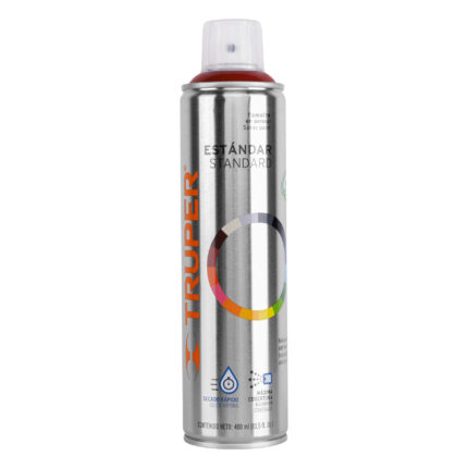 Pintura aerosol guinda, bote esbelto 400 ml, TRUPER