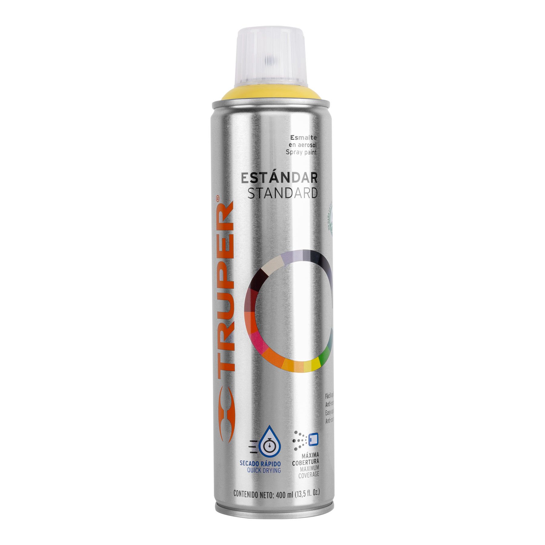PA-MA.jpg Pintura aerosol marfil, bote esbelto 400 ml, TRUPER PA MA