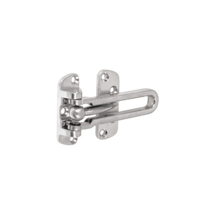 Pasador abatible para puerta, acabado cromo mate, HERMEX