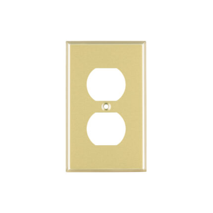 Placa dúplex de aluminio, línea Standard, VOLTECK