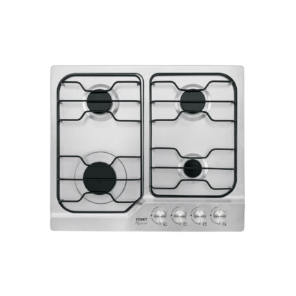 Parrilla gas empotrar 58.5 cm, 4 quemadores, esmalte, FOSET
