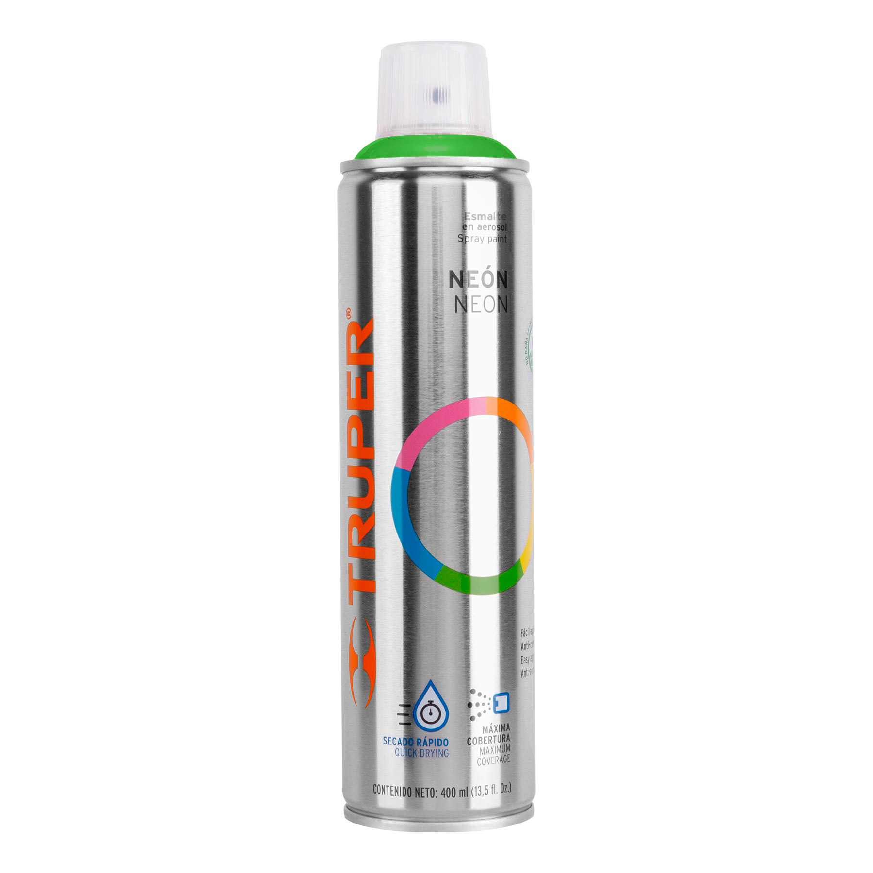 PAF-VE.jpg Pintura en aerosol, verde neón, bote esbelto, 400 ml PAF VE