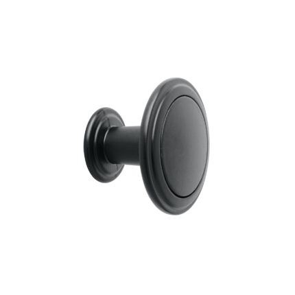 Perilla estilo 'Moderno' acabado negro, HERMEX