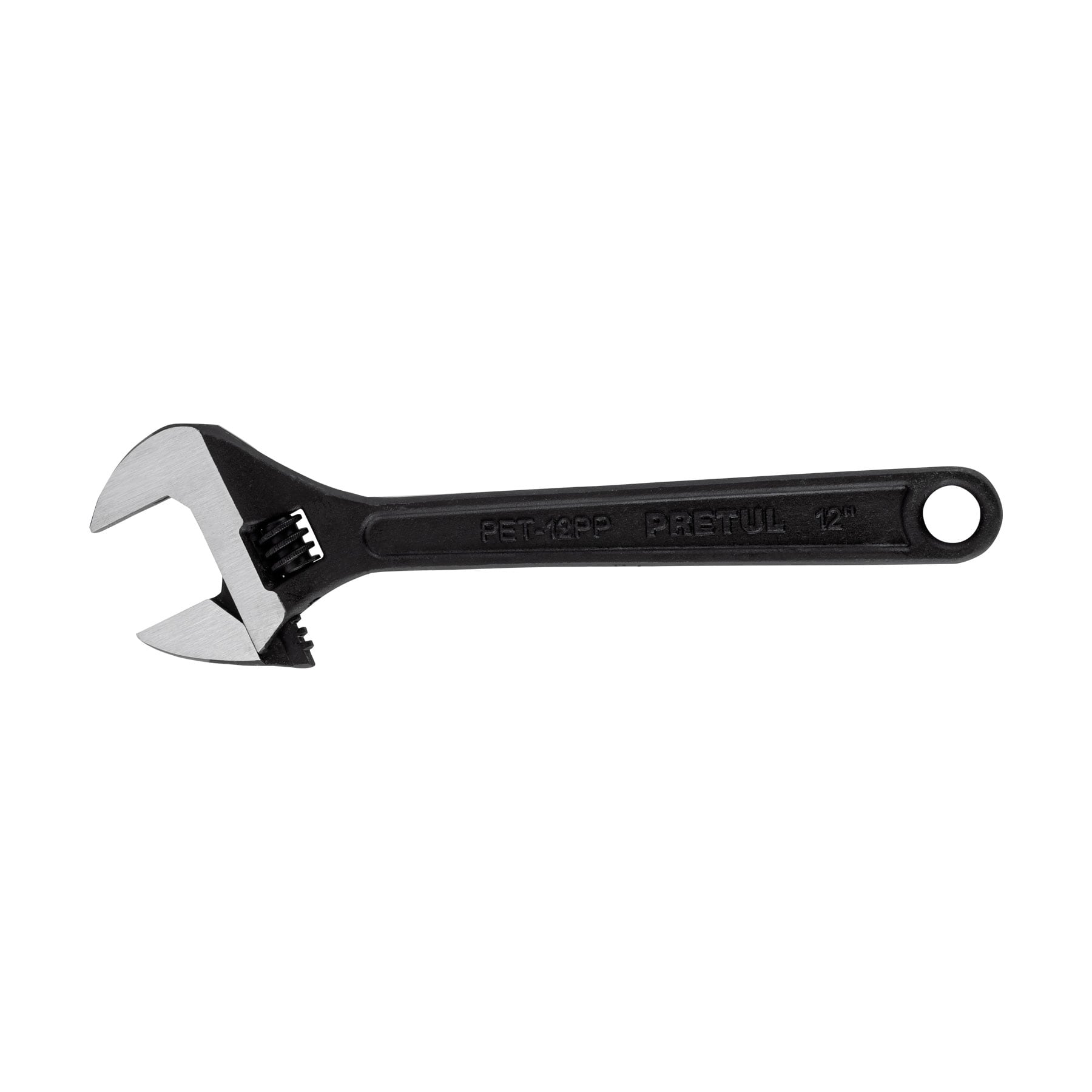 PET-12PP.jpg Llave ajustable (perico) 12' pavonada, PRETUL PET 12PP
