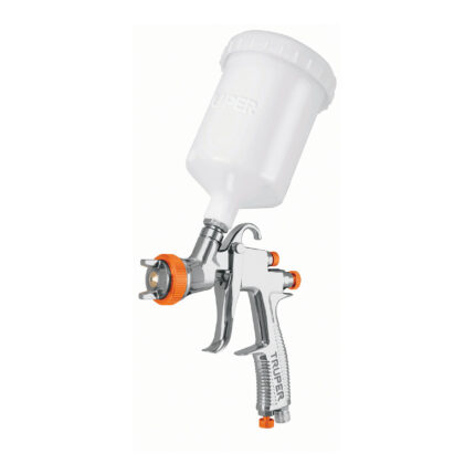 Pistola para pintar LVLP vaso plástico, 1.4 mm, TRUPER