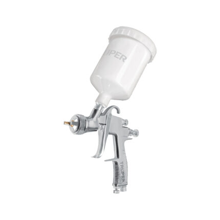 Pistola para pintar LVLP vaso plástico, 1.7 mm, TRUPER