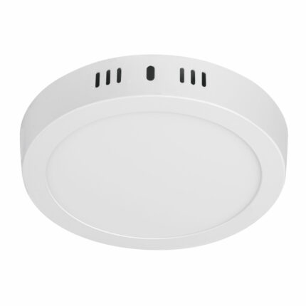 Luminario LED plafón 12W 6500K, redondo, blanco, VOLTECK
