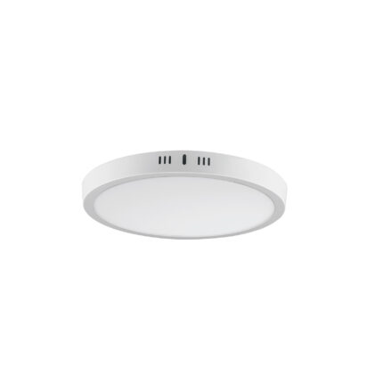 Luminario LED plafón 24W 6500K, redondo, blanco, VOLTECK