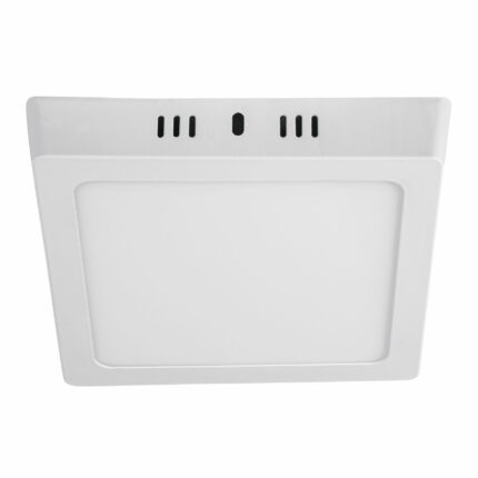 Luminario LED plafón 12W 6500K, cuadrado, blanco, VOLTECK