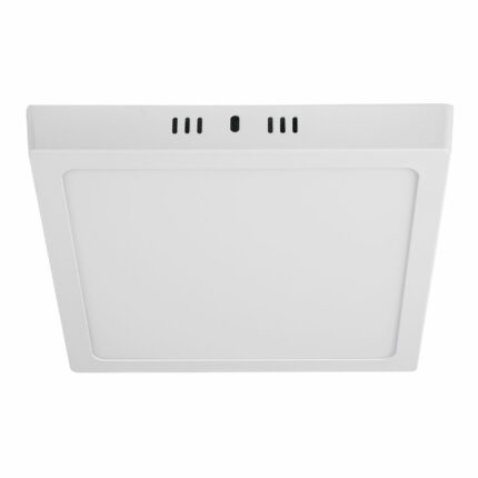 Luminario LED plafón 18W 6500K, cuadrado, blanco, VOLTECK