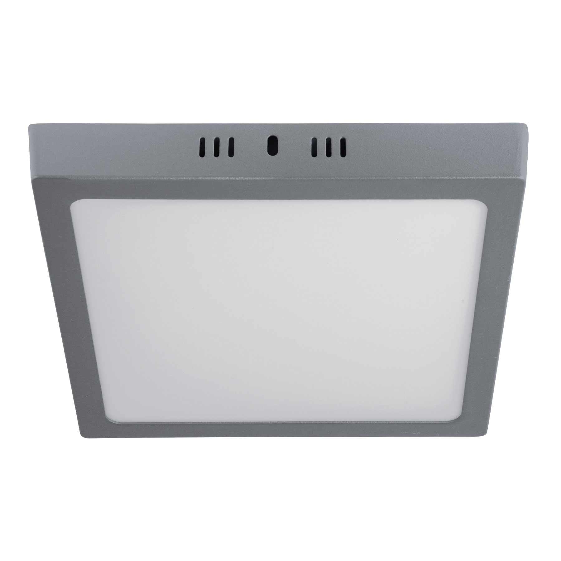 PLA-220L.jpg Luminario LED plafón 18W 6500K, cuadrado, gris, VOLTECK PLA 220L