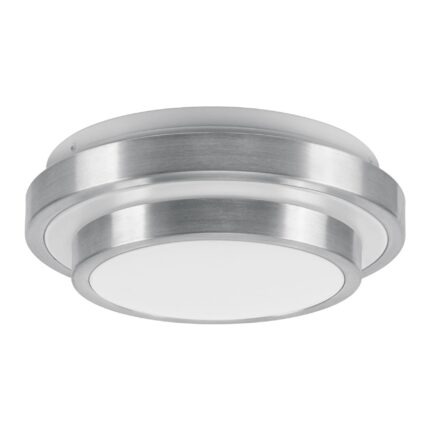 Luminario LED plafón decorativo 9W 6500K, metálico, BASIC
