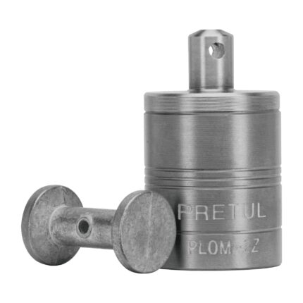 Plomada metálica 310 g (11 oz) con centro, PRETUL