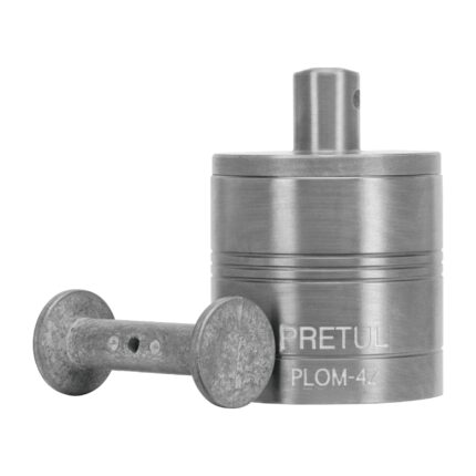 Plomada metálica 675 g (24 oz) con centro, PRETUL