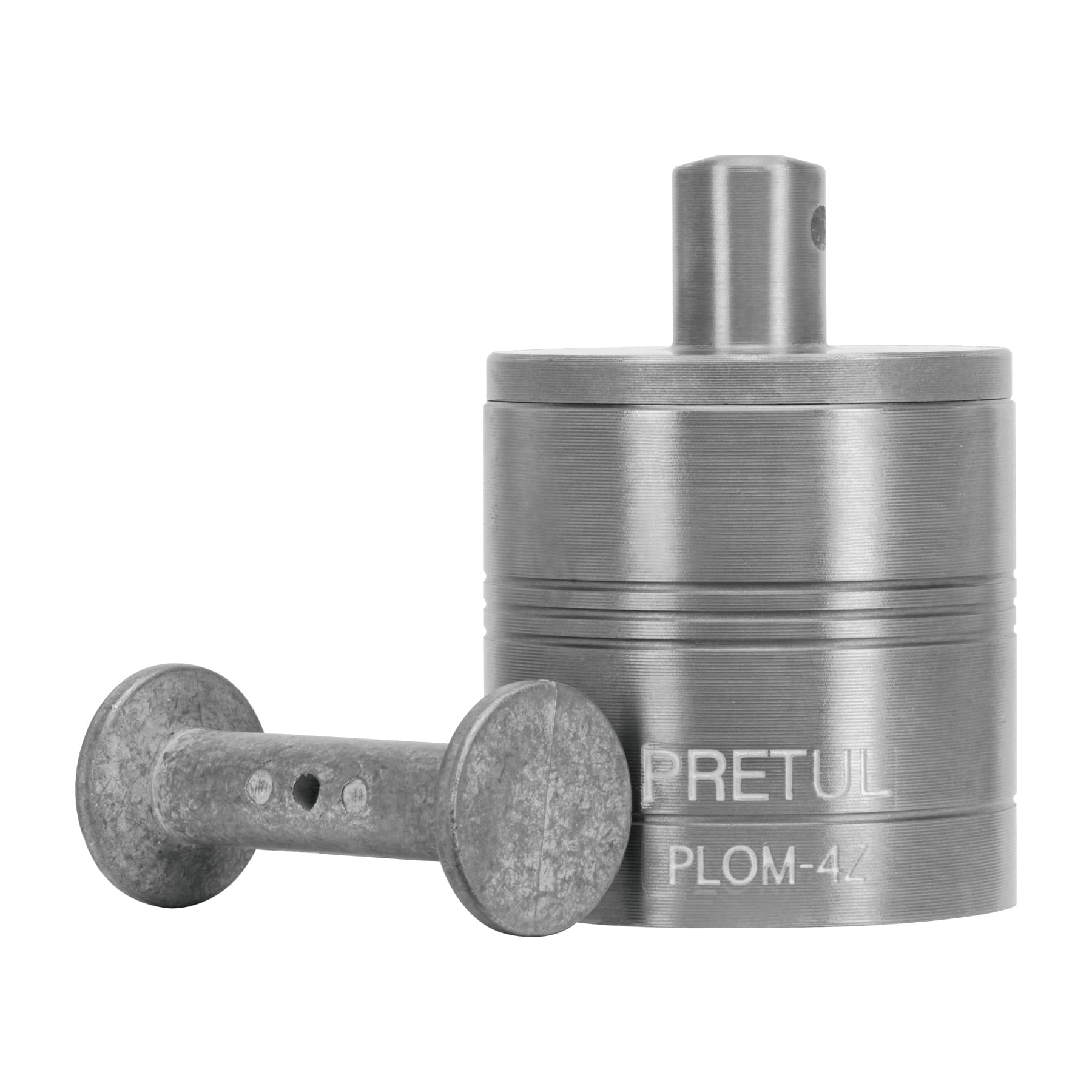 PLOM-4Z.jpg Plomada metálica 675 g (24 oz) con centro, PRETUL PLOM 4Z